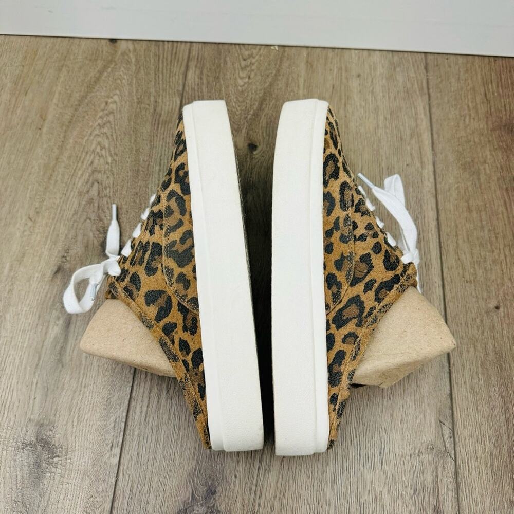 Lucky Brand Talani Cheetah Print platform Slip On Sneaker - Size 6 - Picture 6 of 10